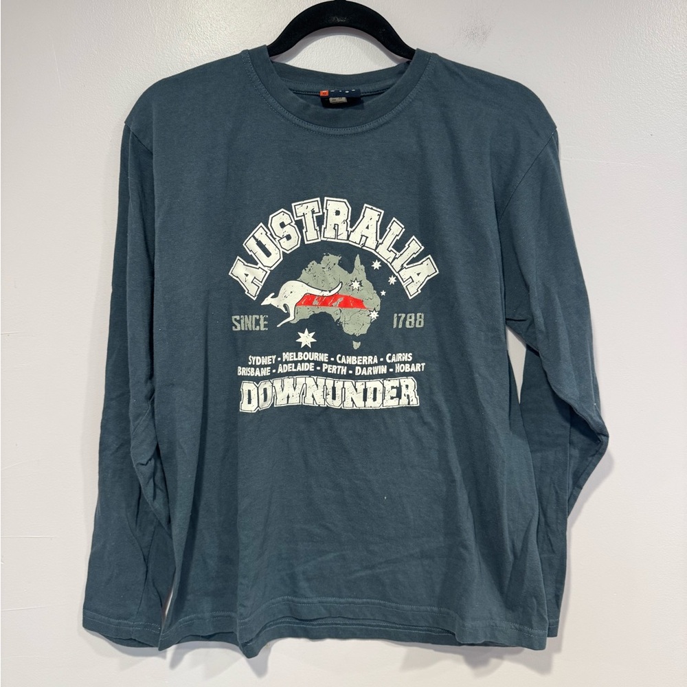 Australia down under City country blue‎ long sleeve